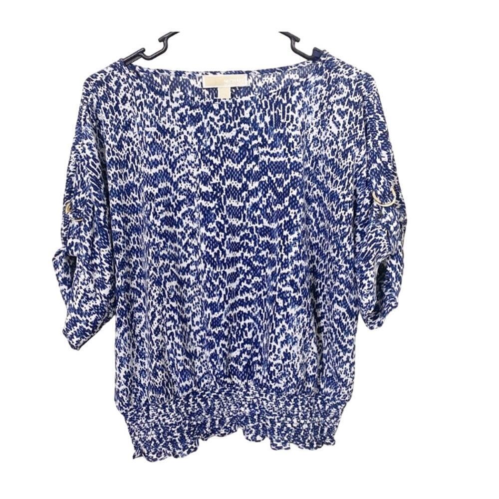 Michael Kors Flare-Sleeves in Navy size Small